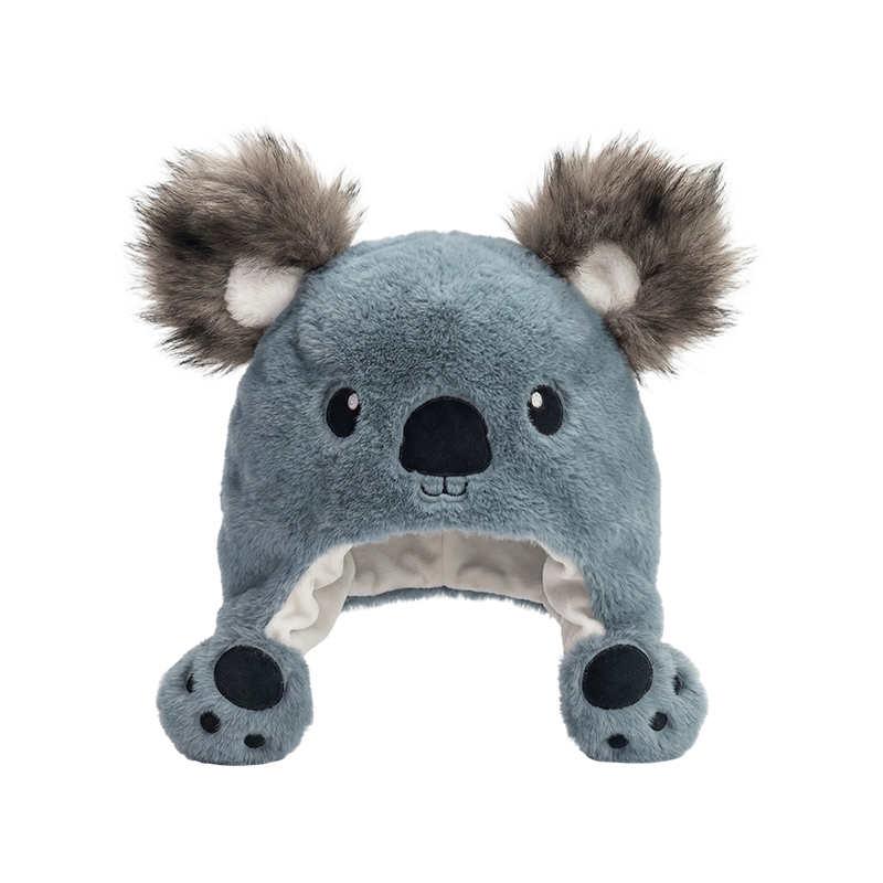 Koala fülű plüss sapka